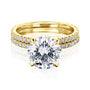 Kobelli 2.70 DEW Moissanite Wrap Basket Bridal Set