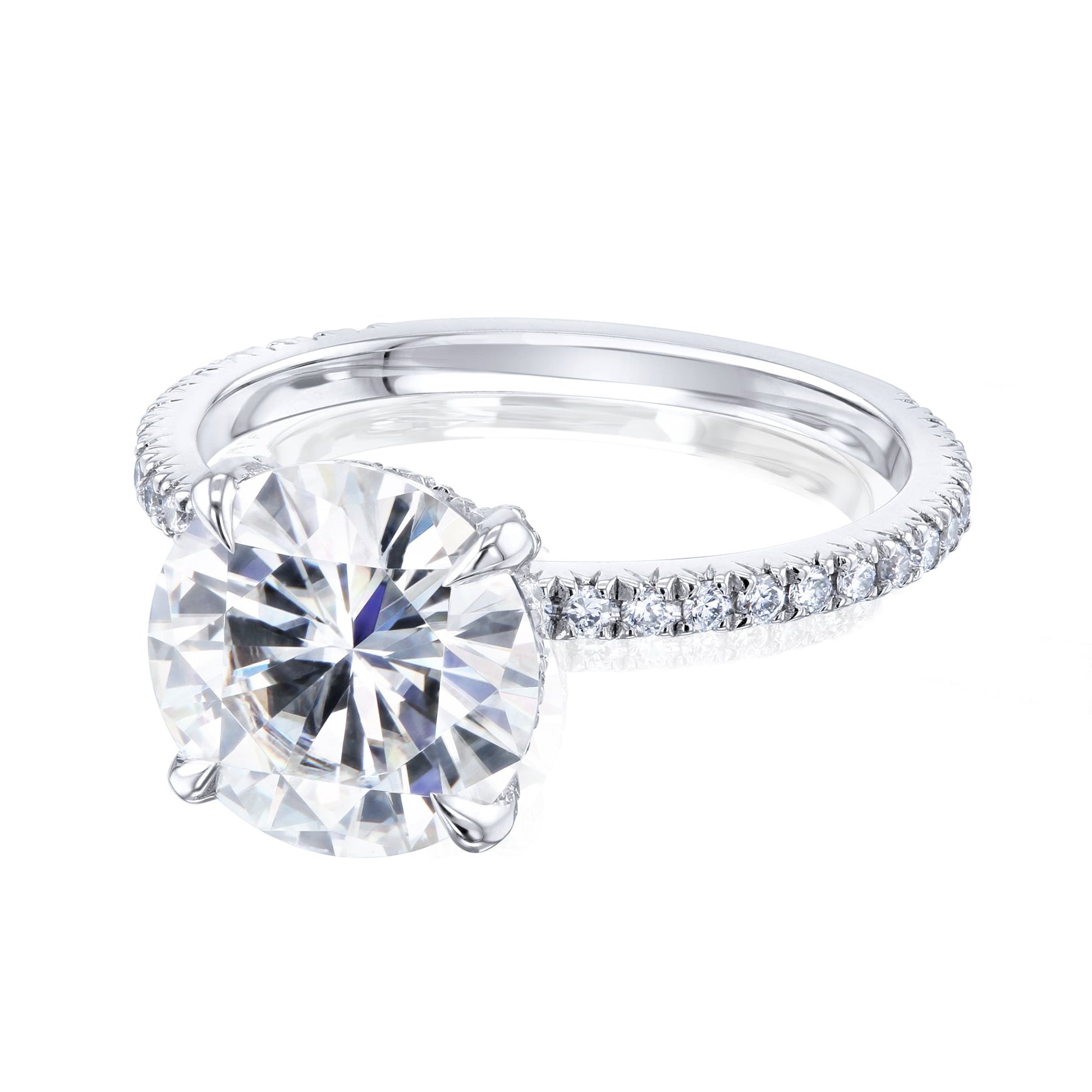 Kobelli 2.70 DEW Moissanite Wrap Basket Engagement Ring