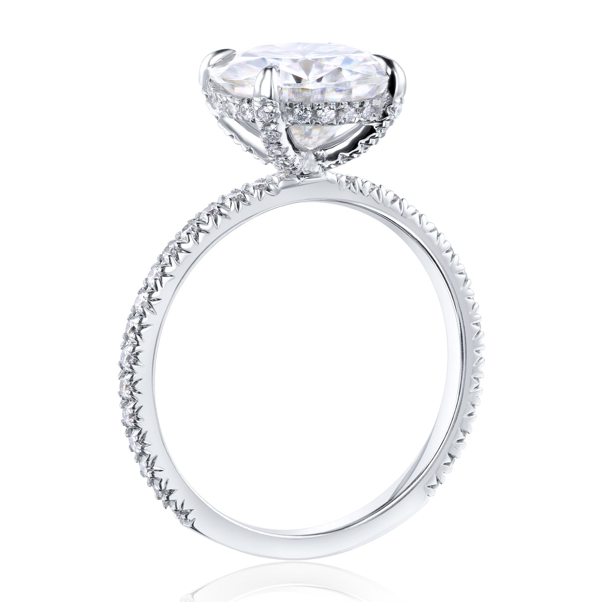 Kobelli 2.70 DEW Moissanite Wrap Basket Engagement Ring