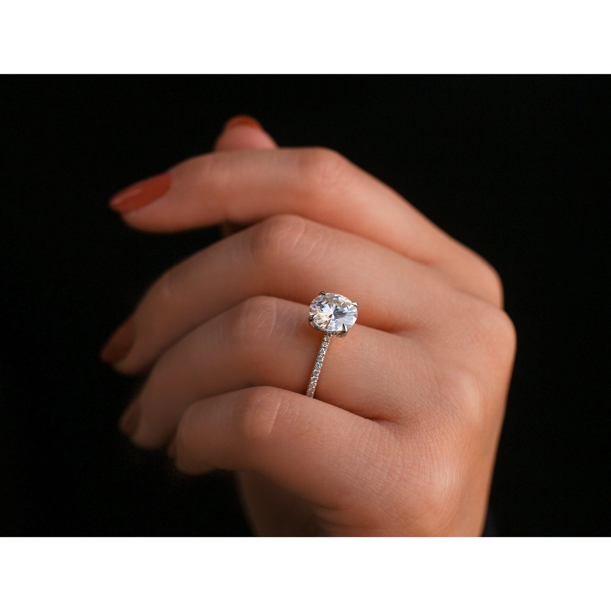 Kobelli 2.70 DEW Moissanite Wrap Basket Engagement Ring