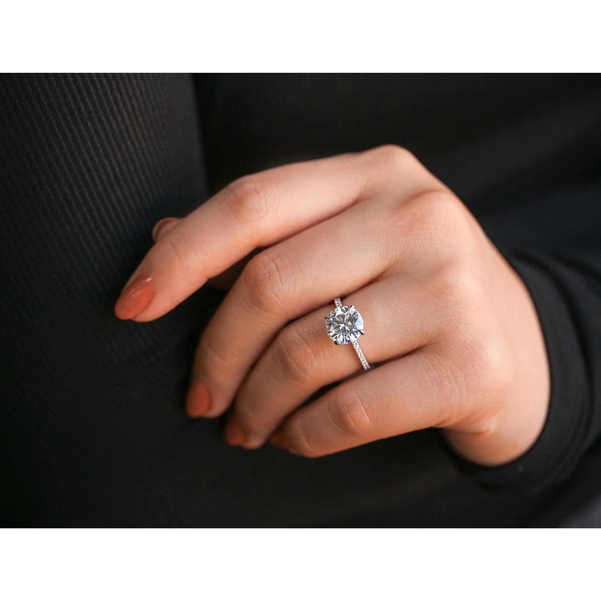 Kobelli 2.70 DEW Moissanite Wrap Basket Engagement Ring