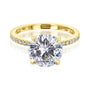 Kobelli 2.70 DEW Moissanite Wrap Basket Engagement Ring