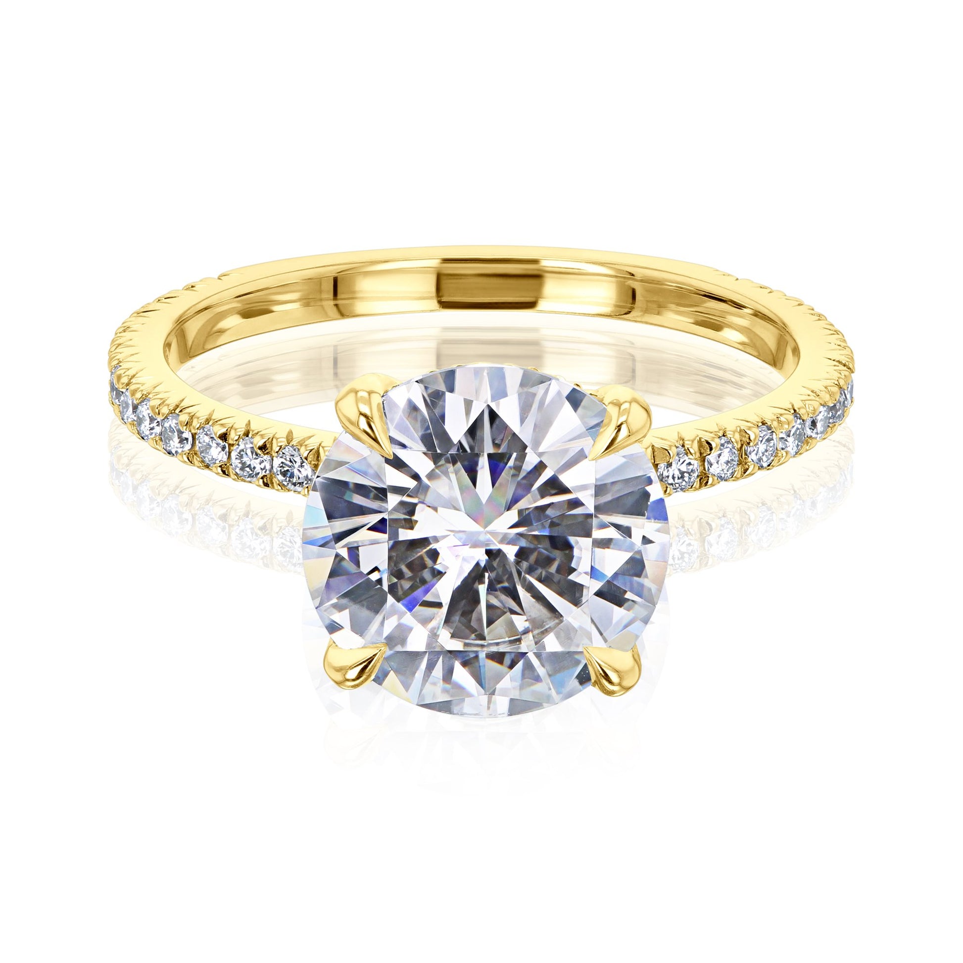 Kobelli 2.70 DEW Moissanite Wrap Basket Engagement Ring