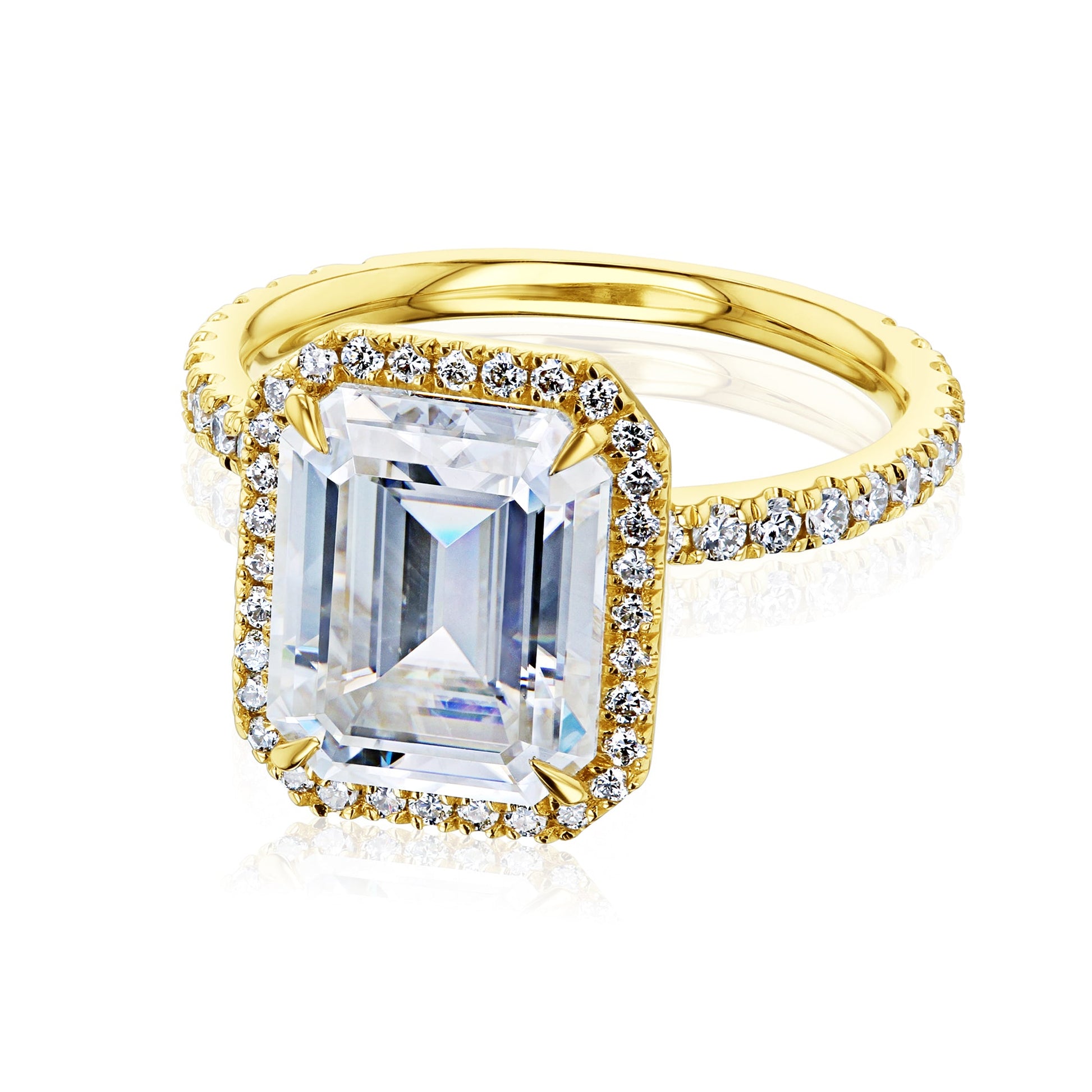 Kobelli Quattro Eloise 10x8 Engagement Ring