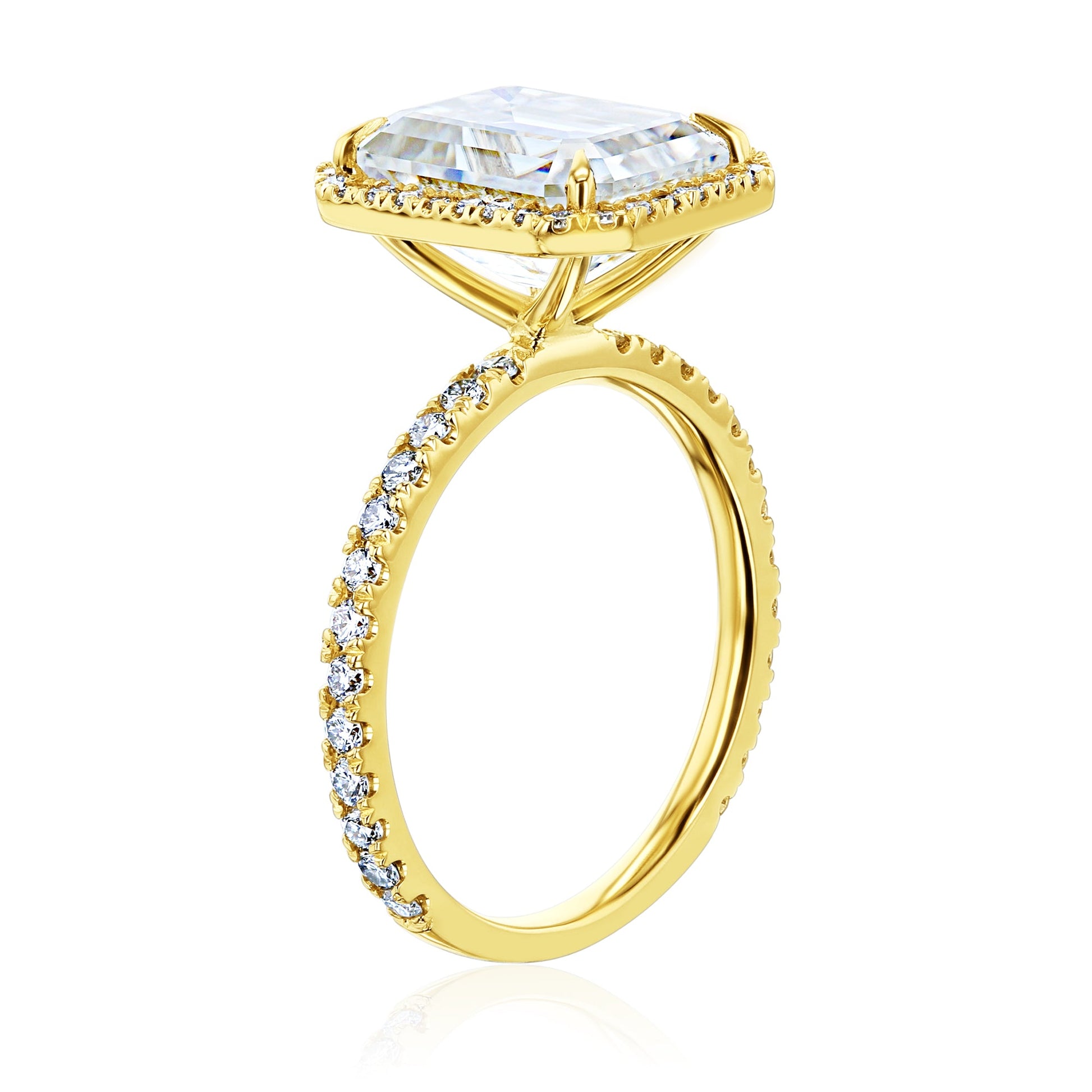 Kobelli Quattro Eloise 10x8 Engagement Ring