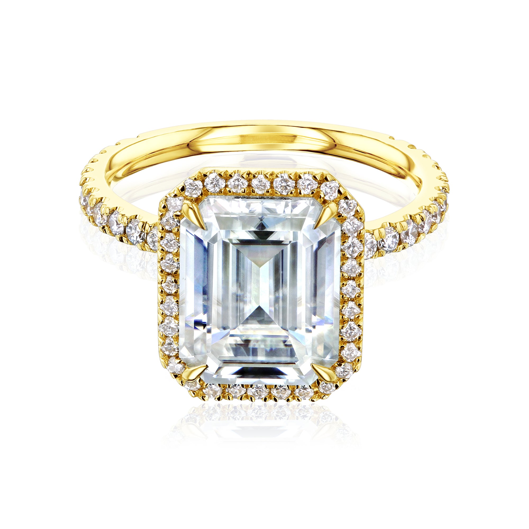 Kobelli Quattro Eloise 10x8 Engagement Ring