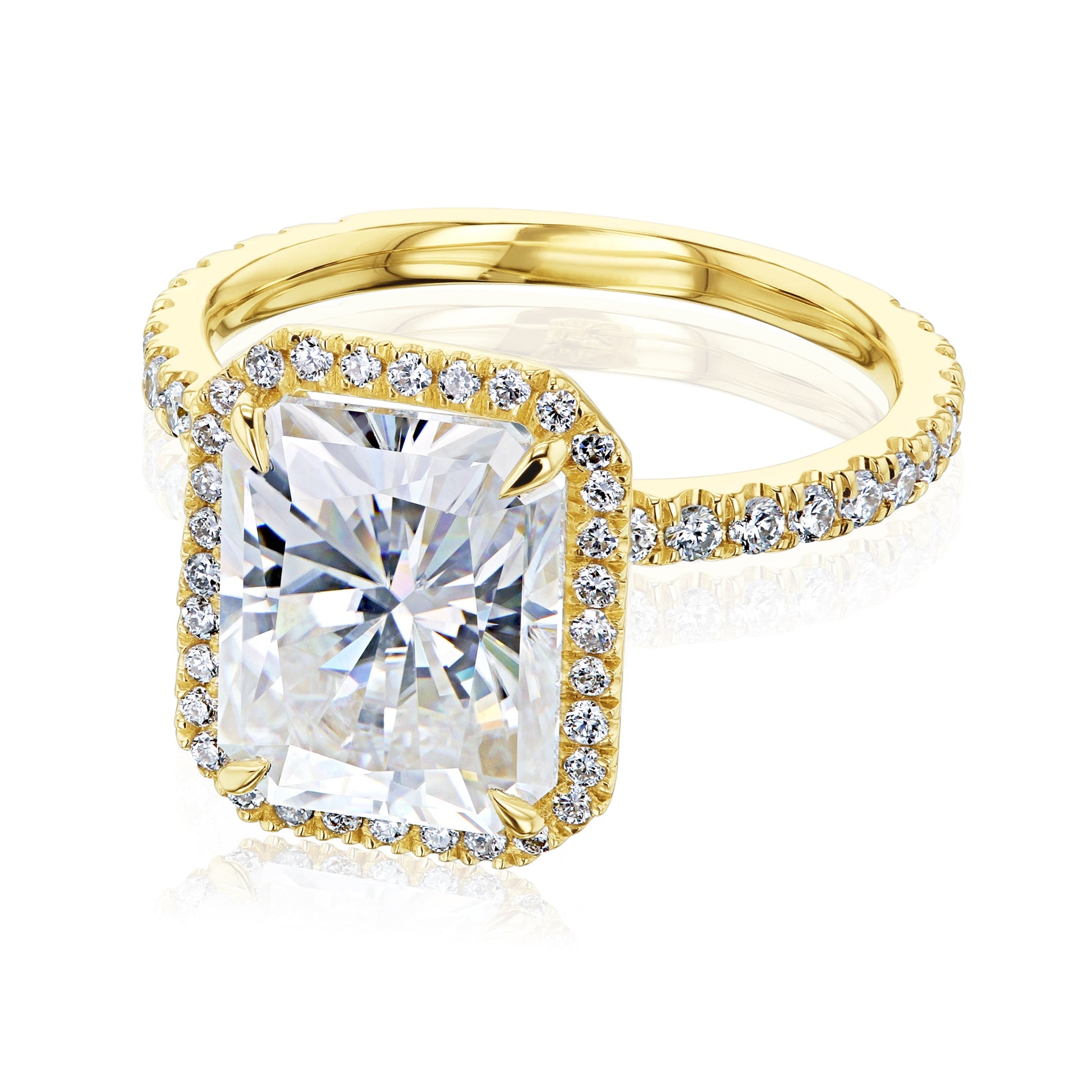 Kobelli Quattro Renee 10x8 Engagement Ring
