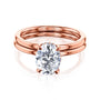 Kobelli Orah 9x7 Moissanite & Diamond Eco Wedding Rings Set