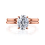 Kobelli Orah 9x7 Moissanite & Diamond Eco Wedding Rings Set