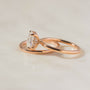 Kobelli Orah 9x7 Moissanite & Diamond Eco Wedding Rings Set