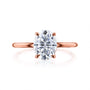 Kobelli Orah 9x7 Moissanite & Diamond Eco Engagement Ring