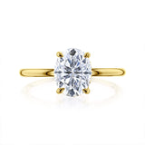 Kobelli Orah 9x7 Moissanite & Diamond Eco Engagement Ring