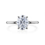 Kobelli Orah 9x7 Moissanite & Diamond Eco Engagement Ring