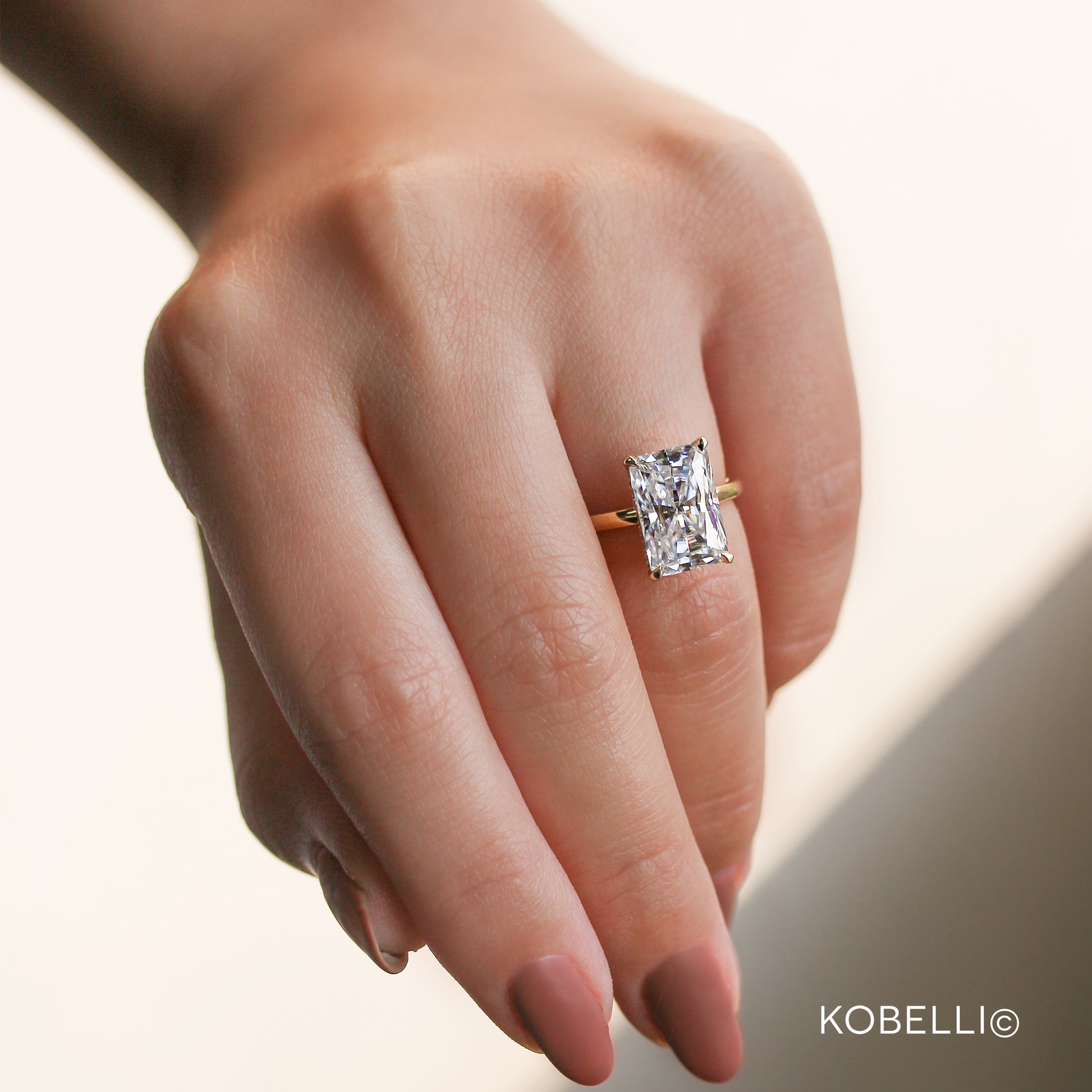 Radiant Moissanite Rings