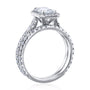 Kobelli Emerald Halo Bridal Set