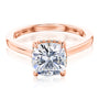 Kobelli London Collection Cara 2ct Cushion Moissanite Cathedral Engagement Ring
