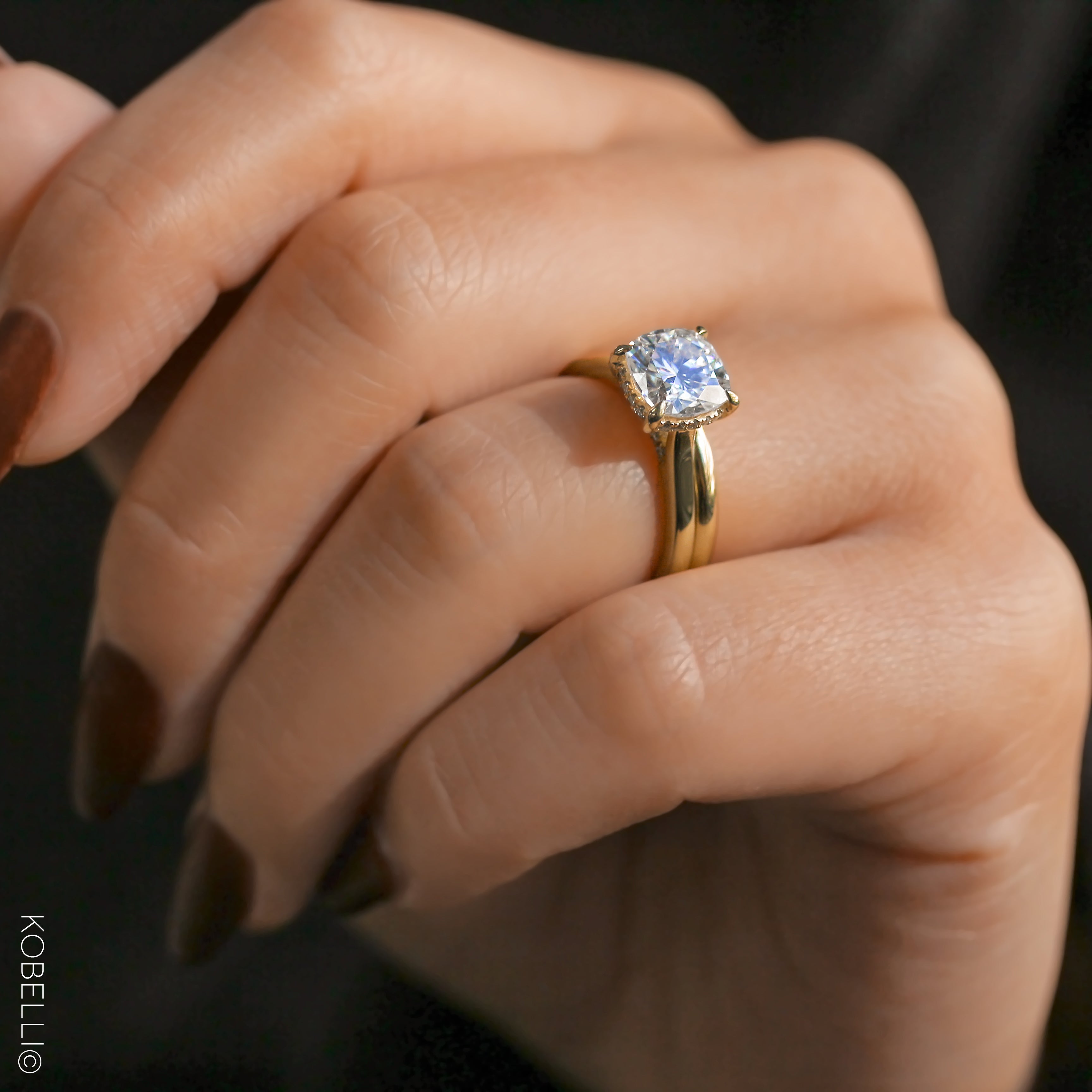2.15 Carat Moissanite Cara Bridal Set