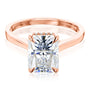Kobelli London Collection Rae 2.7ct Radiant Moissanite Cathedral Engagement Ring 
