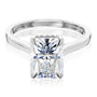 Kobelli London Collection Rae 2.7ct Radiant Moissanite Cathedral Engagement Ring 