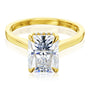 Kobelli London Collection Rae 2.7ct Radiant Moissanite Cathedral Engagement Ring 