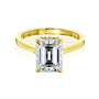 Kobelli London Collection Eden 2.45ct Emerald Moissanite Cathedral Engagement Ring