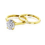 Kobelli London Collection Ollie 2.1ct Oval Moissanite Cathedral Bridal Set