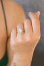 Kobelli Margaux Ring on a hand