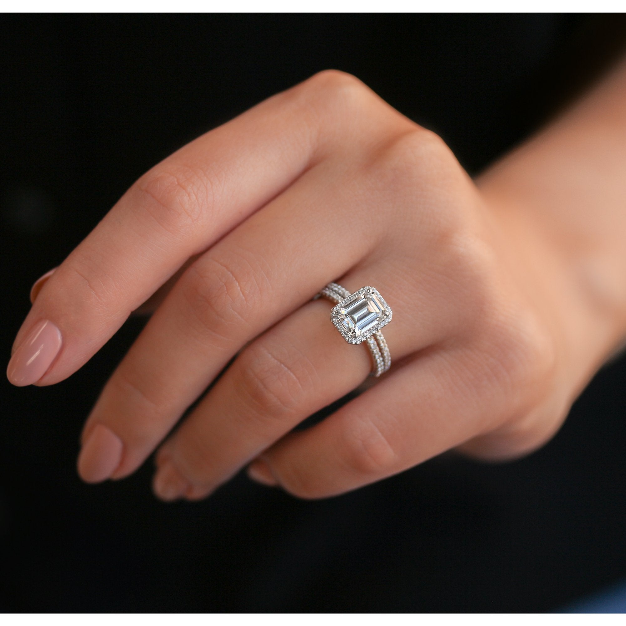 Kobelli Emma Moissanite Bridal Set