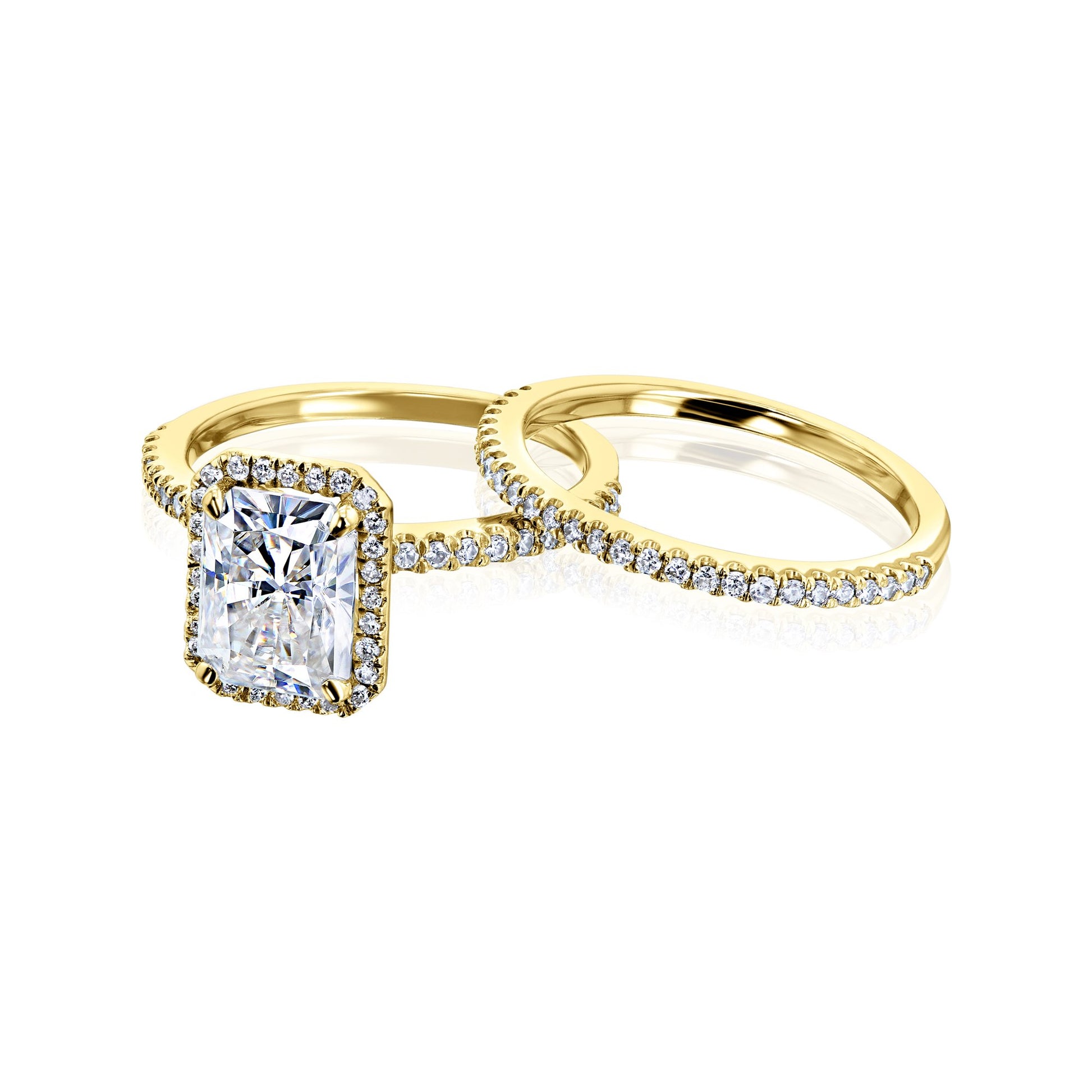Kobelli Rhona Moissanite Bridal Set