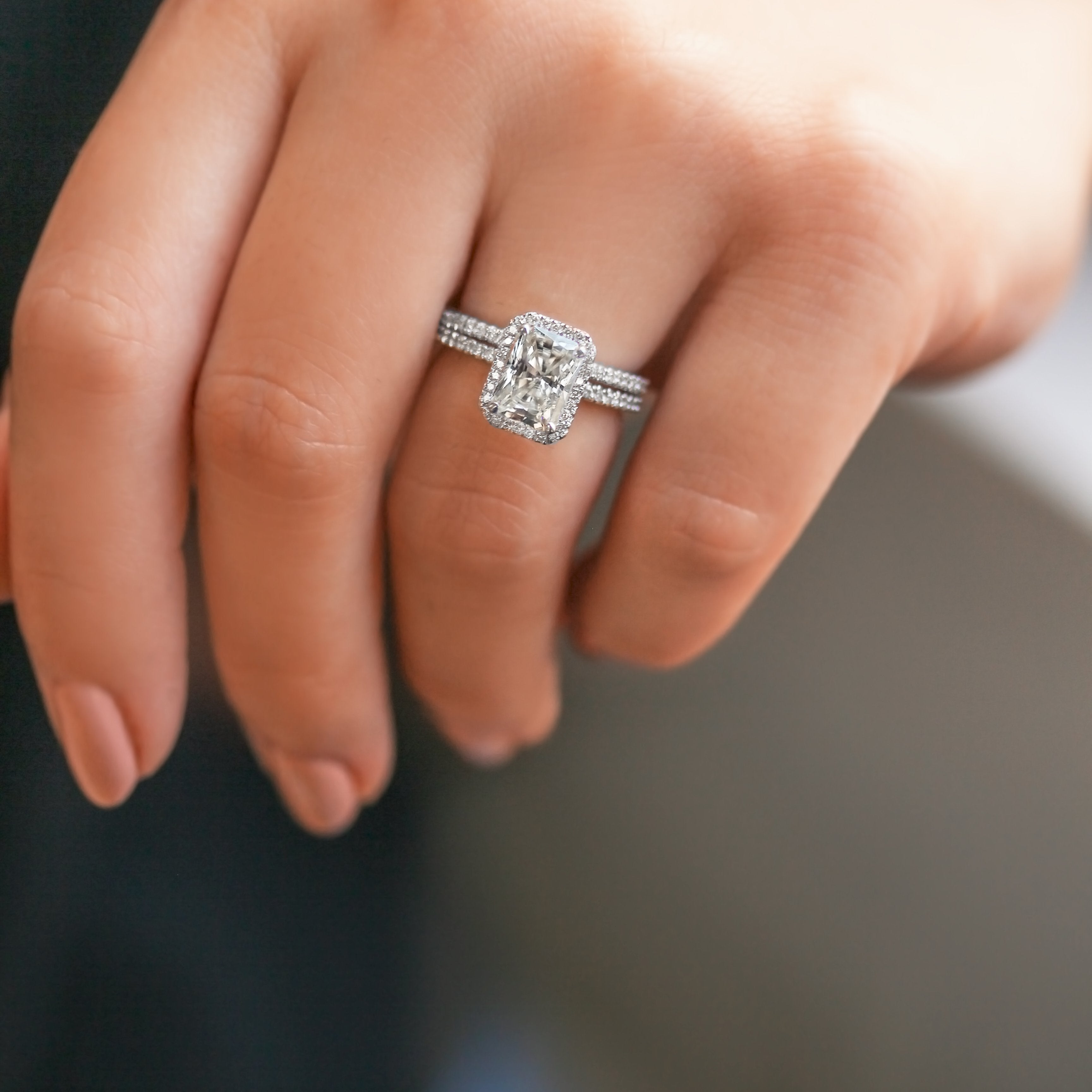 Kobelli Rhona Moissanite Bridal Set