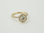 Kobelli Hexagon Halo 1.5ct Round Moissanite and Diamond Rings