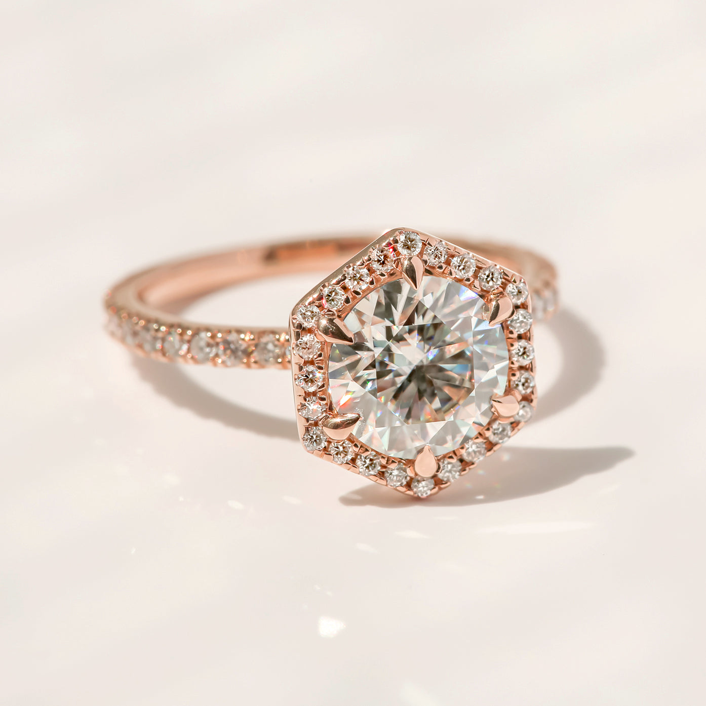 2.4 Carat Moissanite Reese Ring