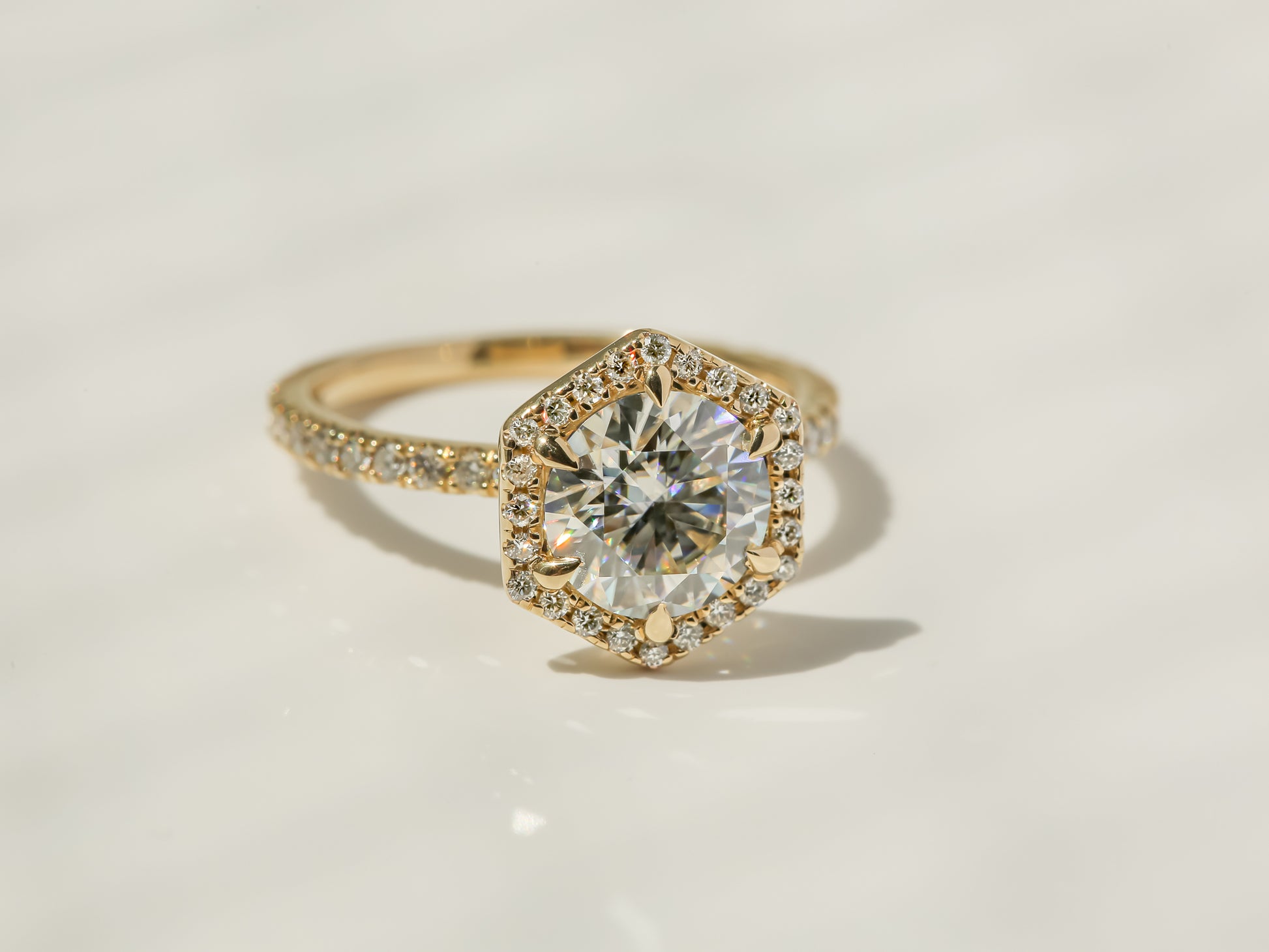 2.4 Carat Moissanite Reese Ring