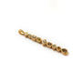 Kobelli Custom Tailored Bar Pendant Mixed Fancy Ochre Colored Diamonds