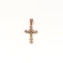 Kobelli Custom Tailored Fancy Mixed Colored Diamond Religious Christian Cross Pendant