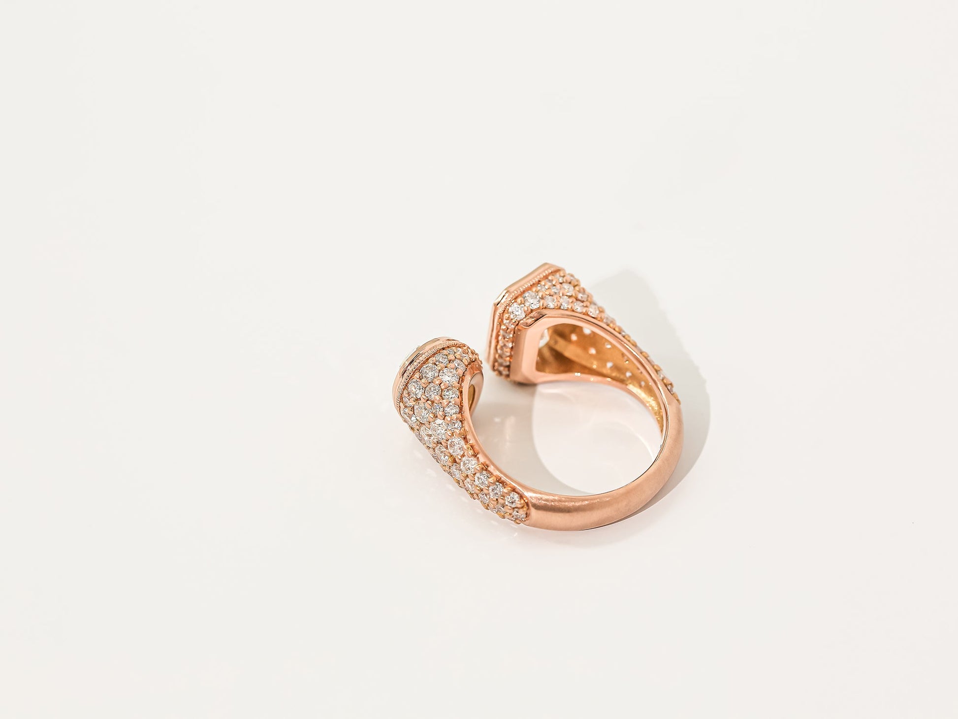 Kobelli Custom Tailored Toi et Moi Diamond Ring