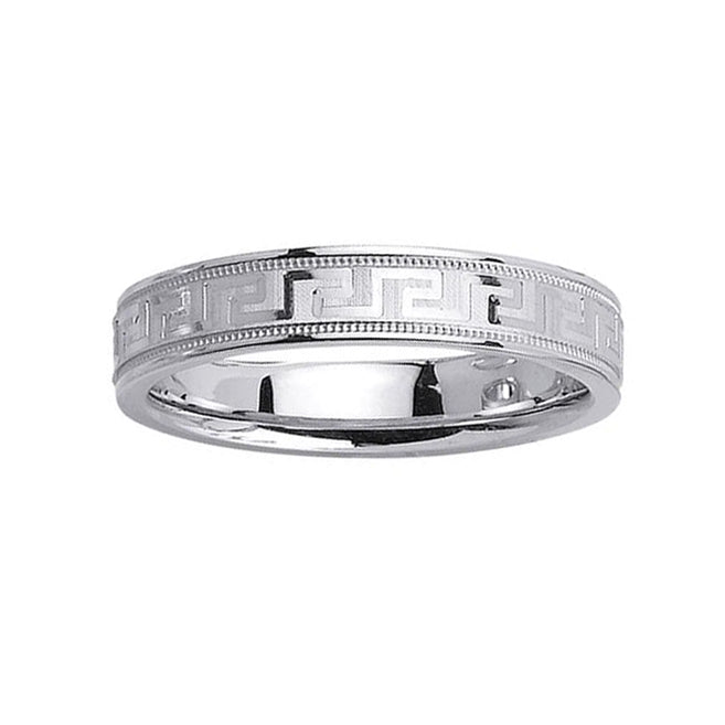 4MM Greek Key Band