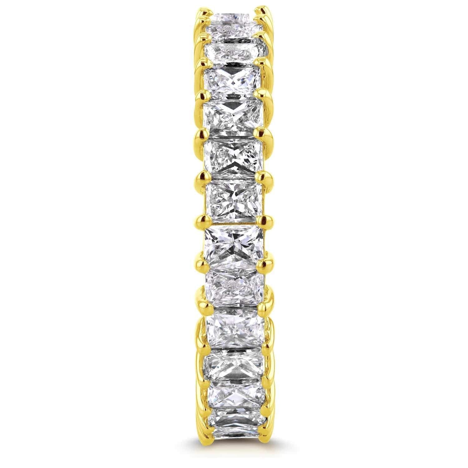 Kobelli Princess Baguette Diamond Eternity Band 3 4/5 CTW in 14K Yellow Gold