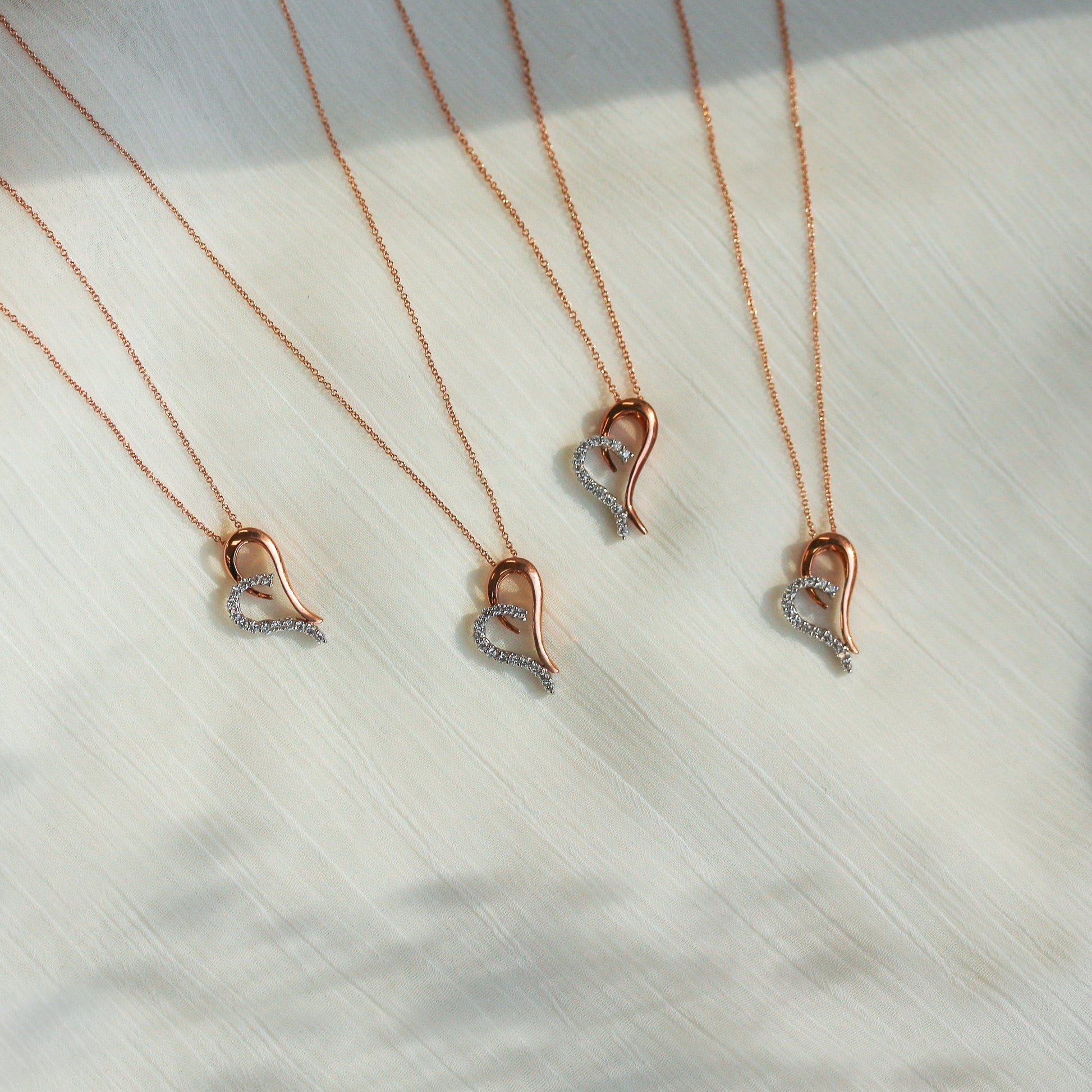 Natural Diamond Accent Heart BCA Necklace