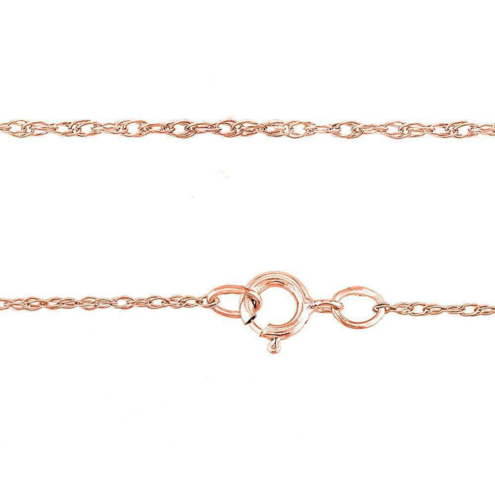 Kobelli Rose Gold Diamond Hammock Necklace 62660-R