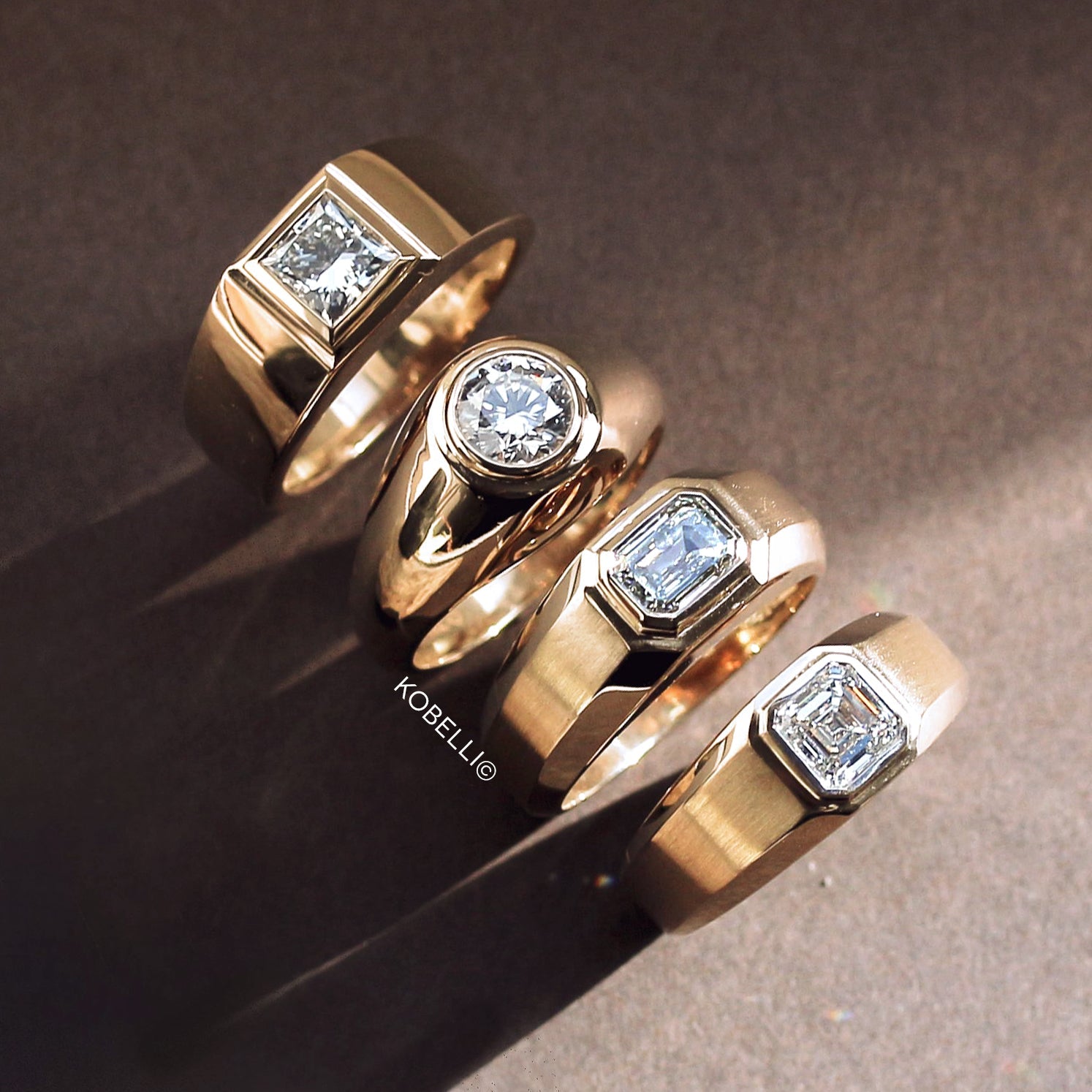 1.31 Carat Lab Grown Diamond Solitaire Asscher Flush Harvard Ring (IGI)