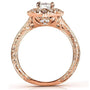 Kobelli Antique Diamond Engagement Ring 1/2 carat (ctw) in 14k Rose Gold