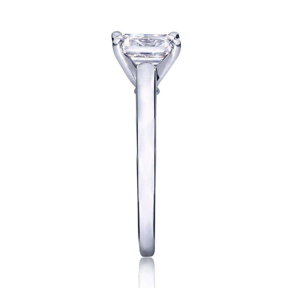 Kobelli Emerald Moissanite Bridal Ring Set 1 CTW 14k White Gold