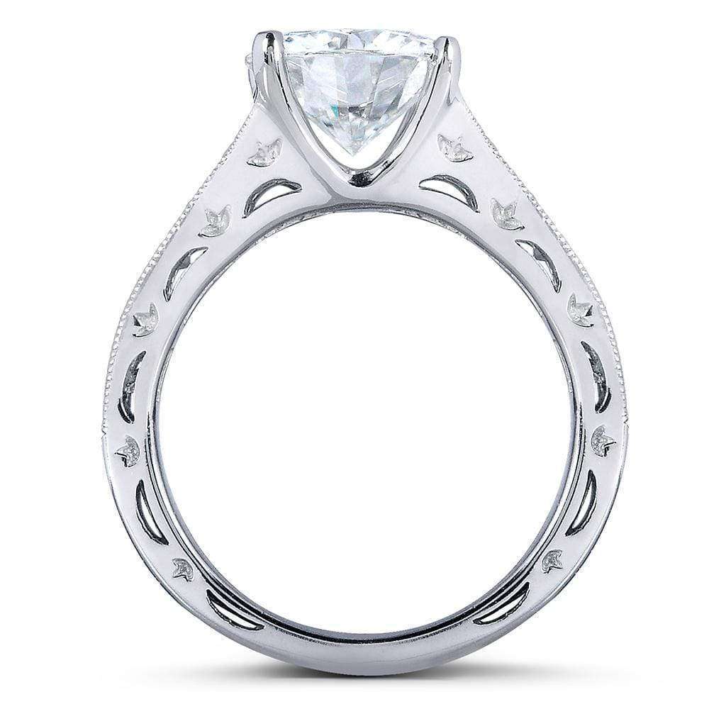 2.4 Carat Moissanite Half Eternity Winter Ring