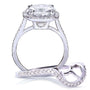Kobelli Round-cut Moissanite Bridal Set with Diamond 3 1/2 CTW 14k White Gold