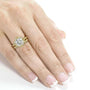 Kobelli Antique Floral Round-cut Moissanite and Diamond Wedding set 1 7/8 CTW 14k Yellow Gold