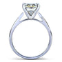 Kobelli Round Moissanite Solitaire Engagement Ring 1 7/8 CTW 14k White Gold
