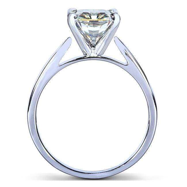 Kobelli Round Moissanite Solitaire Engagement Ring 1 7/8 CTW 14k White Gold