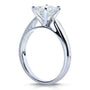 Kobelli Radiant-Cut Moissanite Solitaire Engagement Ring 1 1/5 CTW 14k White Gold