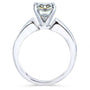 Kobelli Radiant-Cut Moissanite Solitaire Engagement Ring 2 3/4 CTW 14k White Gold